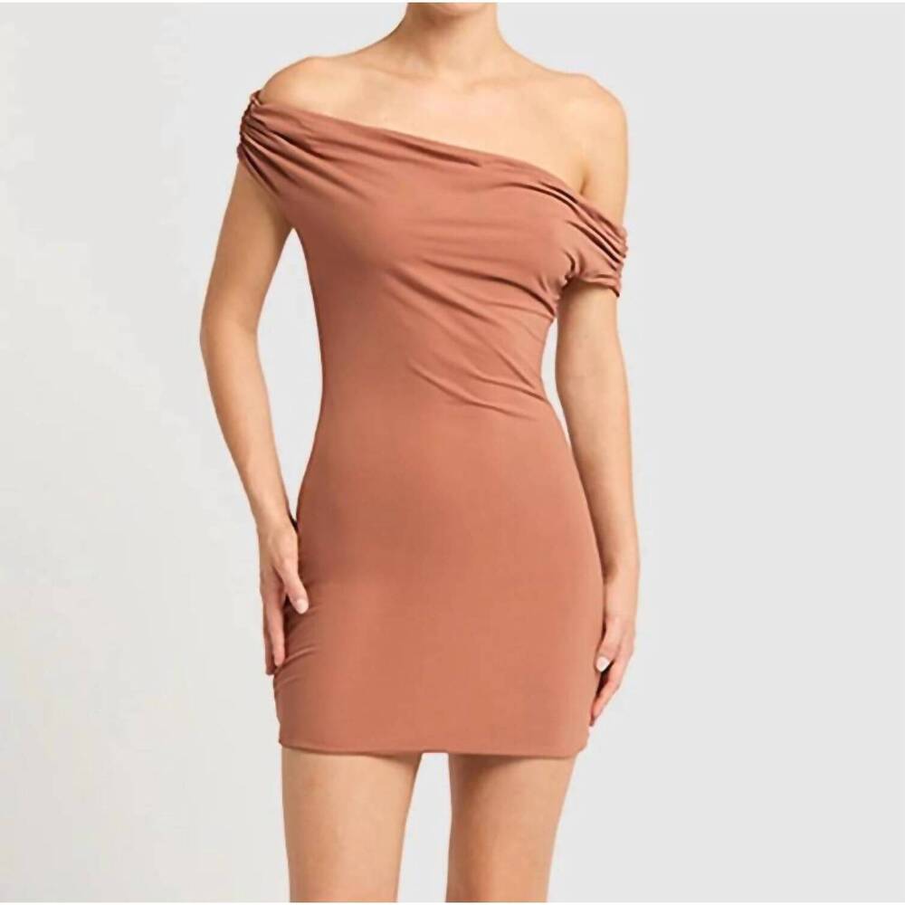 NEW BOND-EYE nixi mini dress in toasted